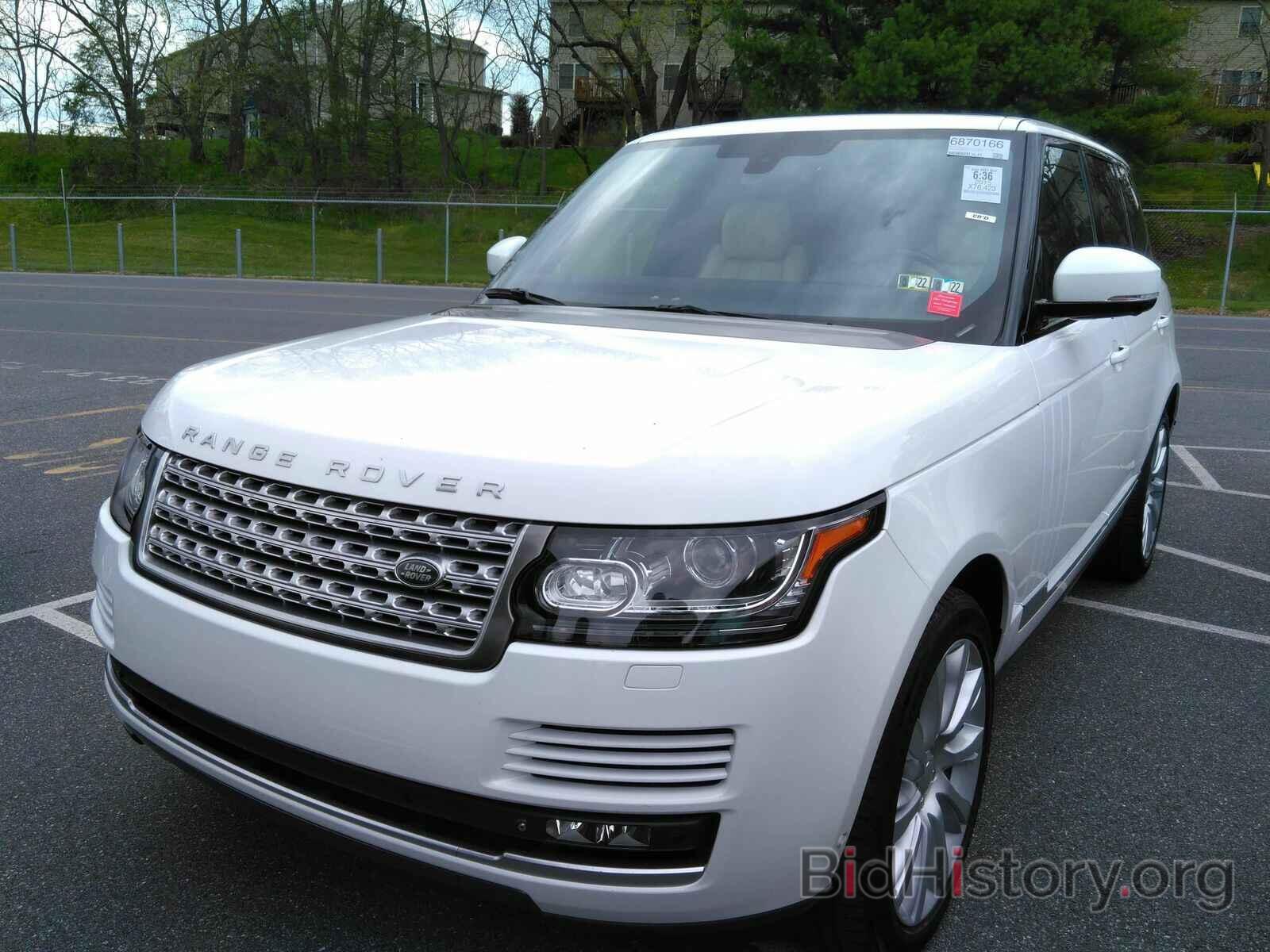 Фотография SALGS2TF5FA238233 - Land Rover Range Rover 2015