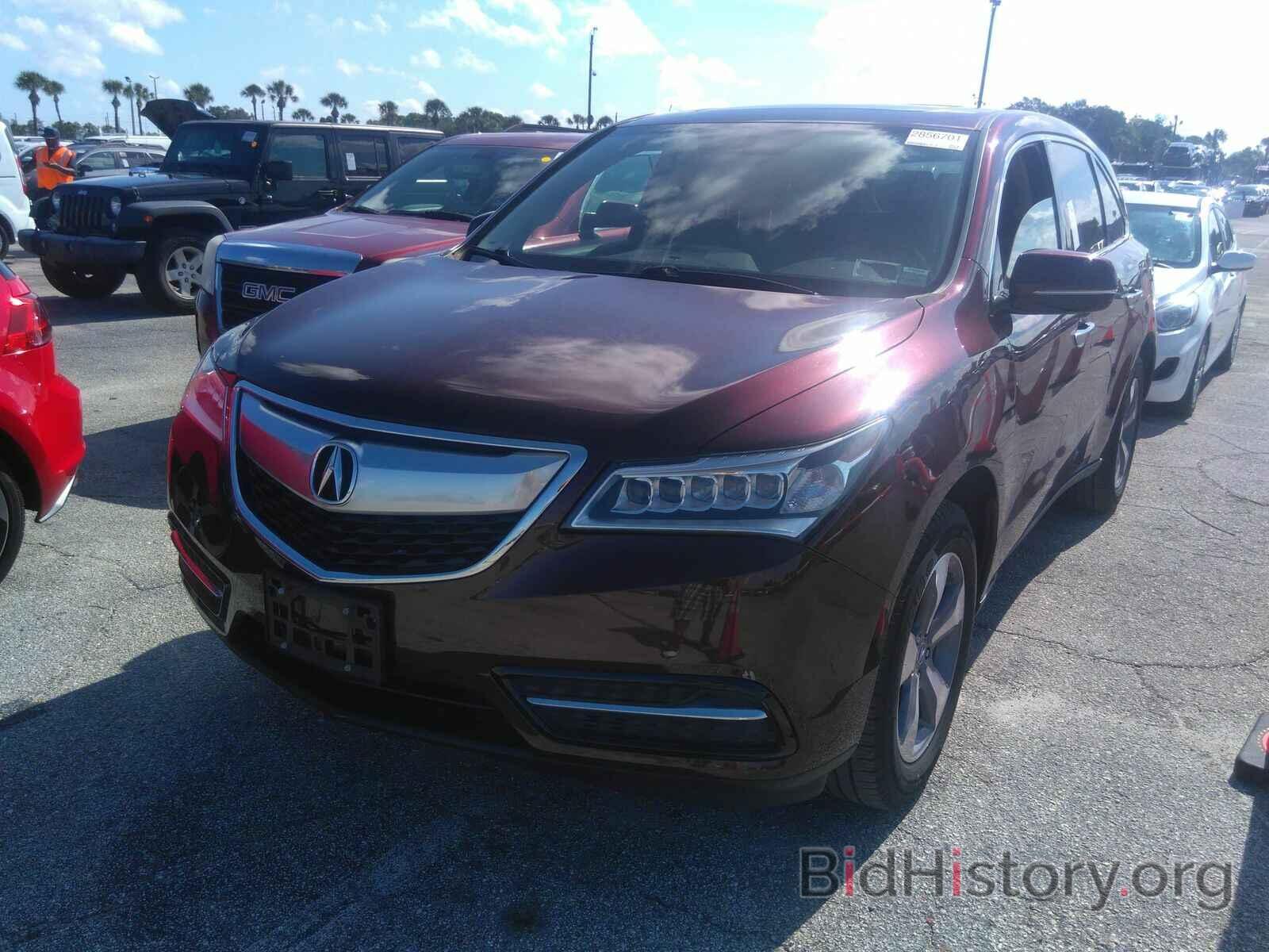 Фотография 5FRYD4H21GB030896 - Acura MDX 2016