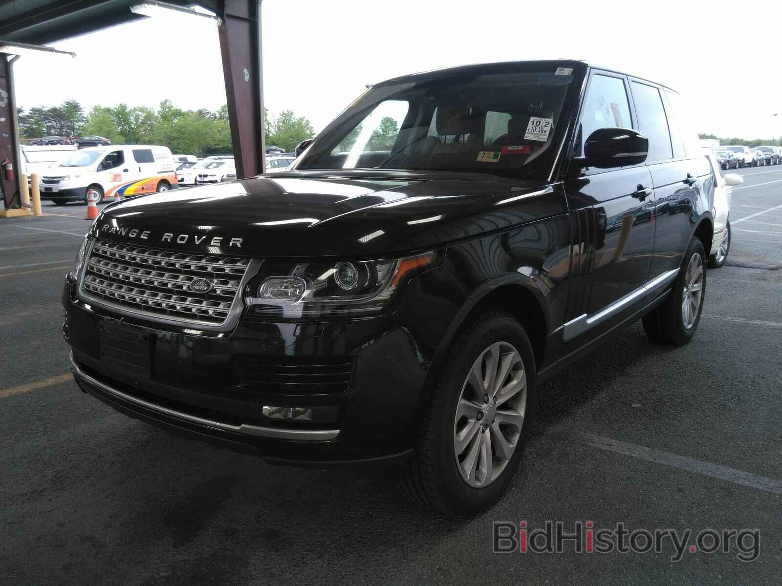 Photo SALGS2KF5GA265502 - Land Rover Range Rover 2016