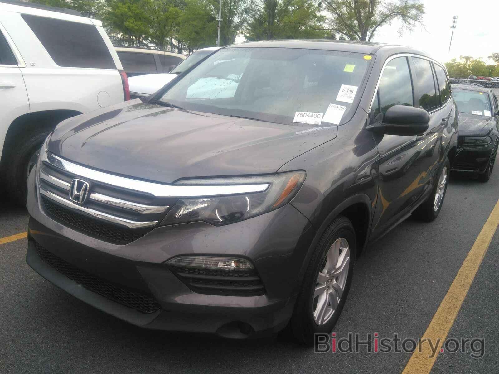 Photo 5FNYF5H15GB019604 - Honda Pilot 2016