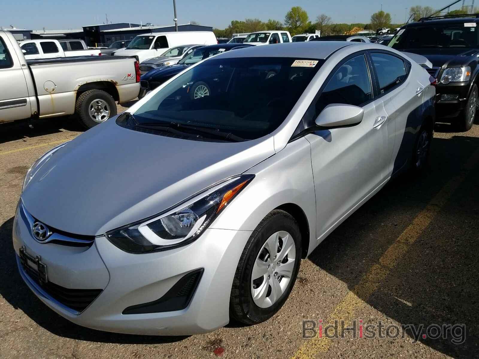 Photo 5NPDH4AE5GH726252 - Hyundai Elantra 2016