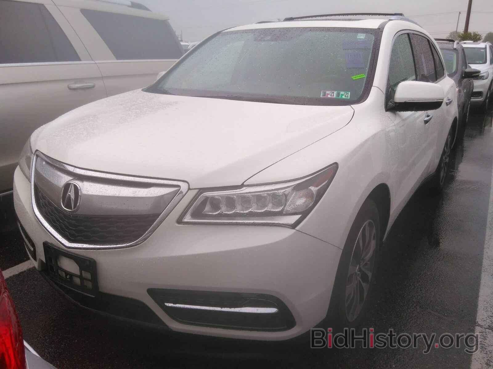 Фотография 5FRYD4H49GB013362 - Acura MDX 2016