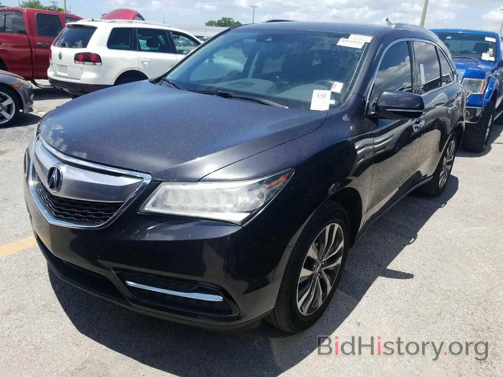 Фотография 5FRYD3H4XGB001361 - Acura MDX 2016