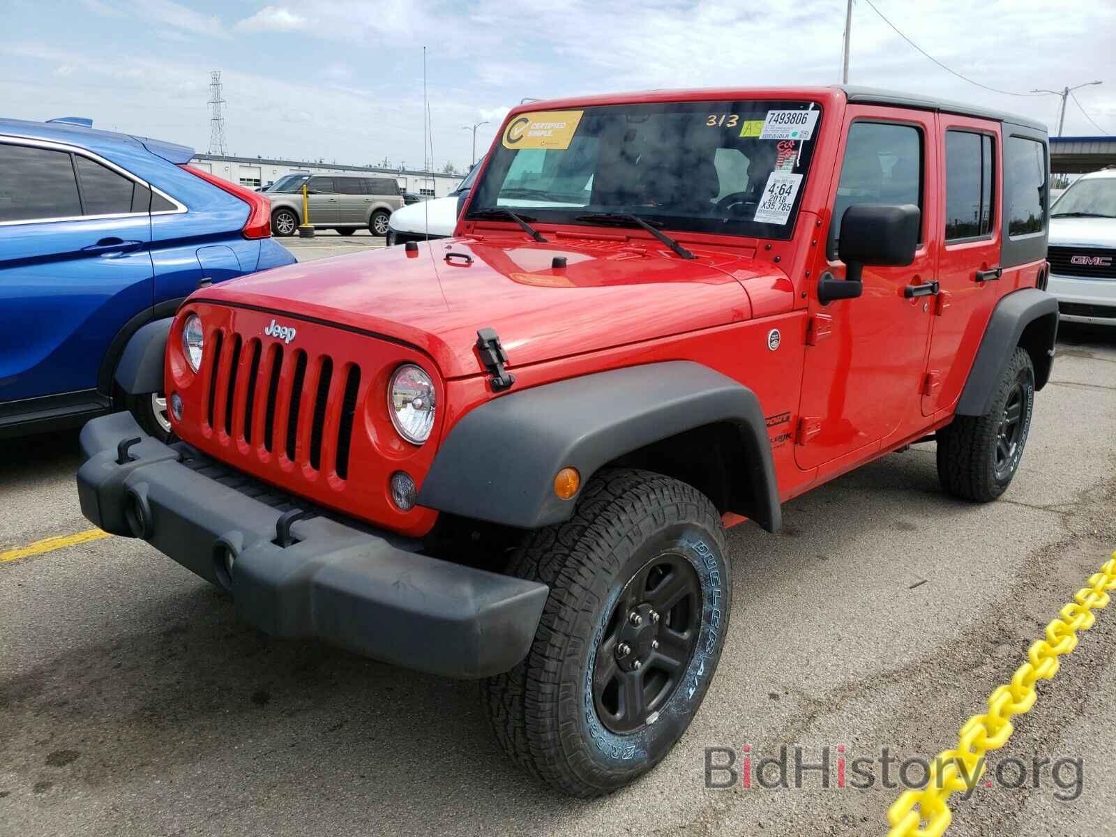 Photo 1C4BJWDG7JL809379 - Jeep Wrangler JK Unlimited 2018