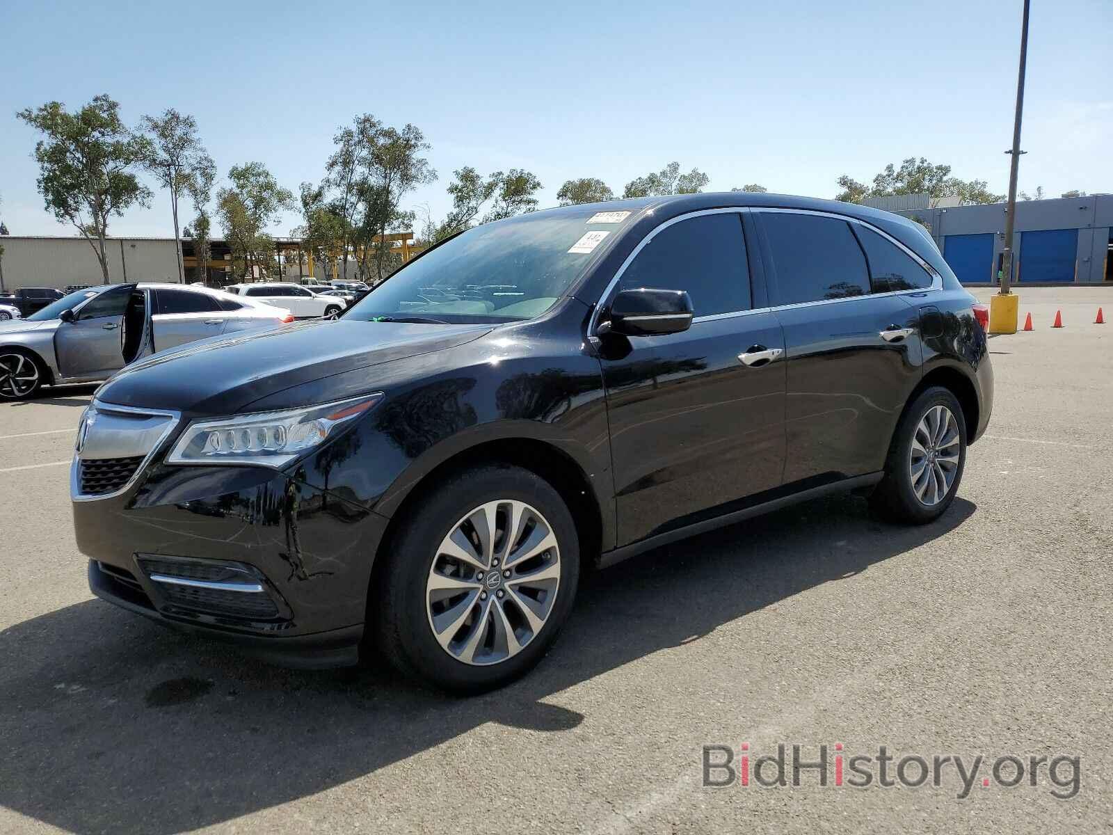 Фотография 5FRYD3H45GB019072 - Acura MDX 2016