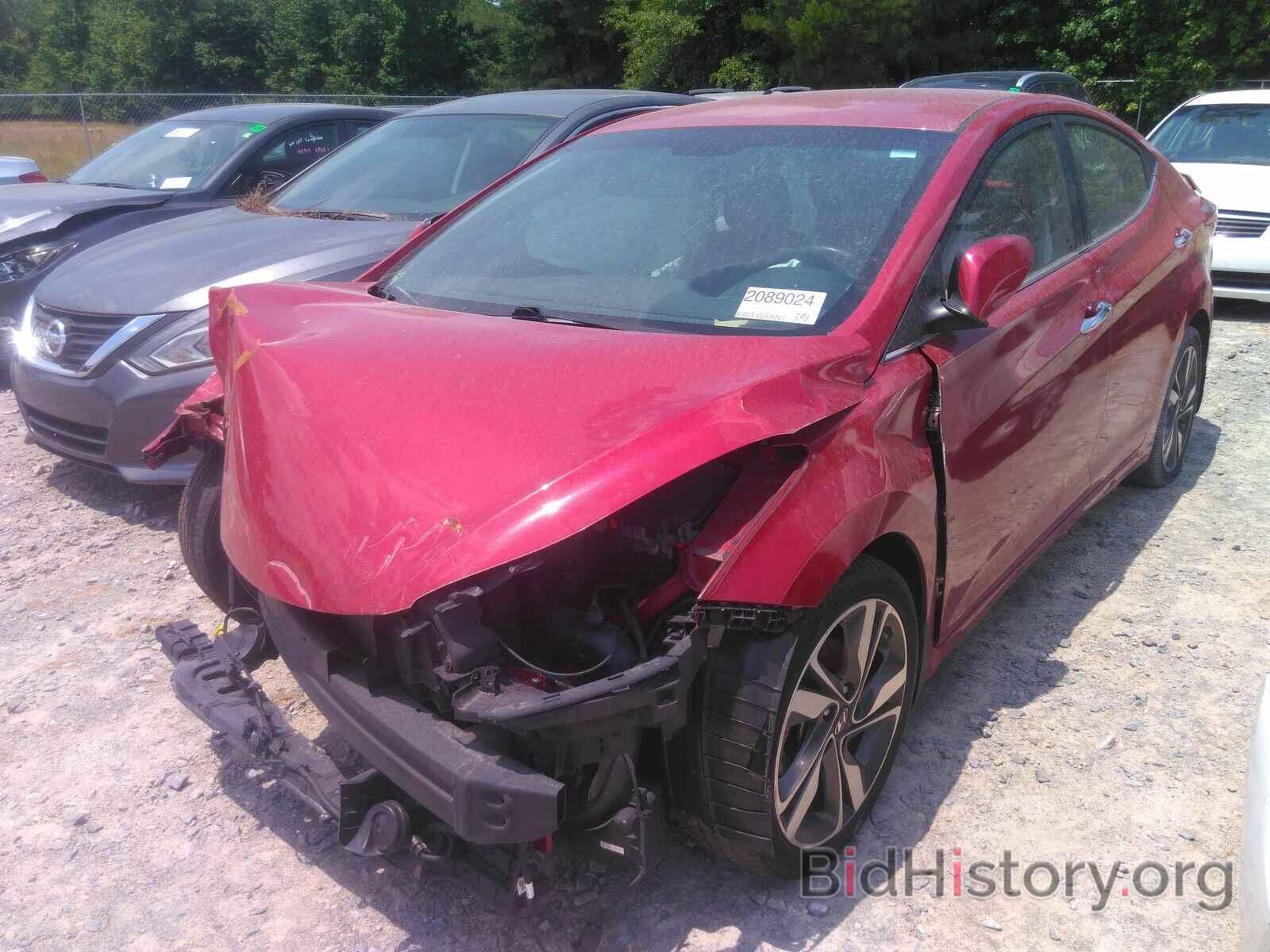 Photo KMHDH4AE0FU352973 - Hyundai Elantra 2015