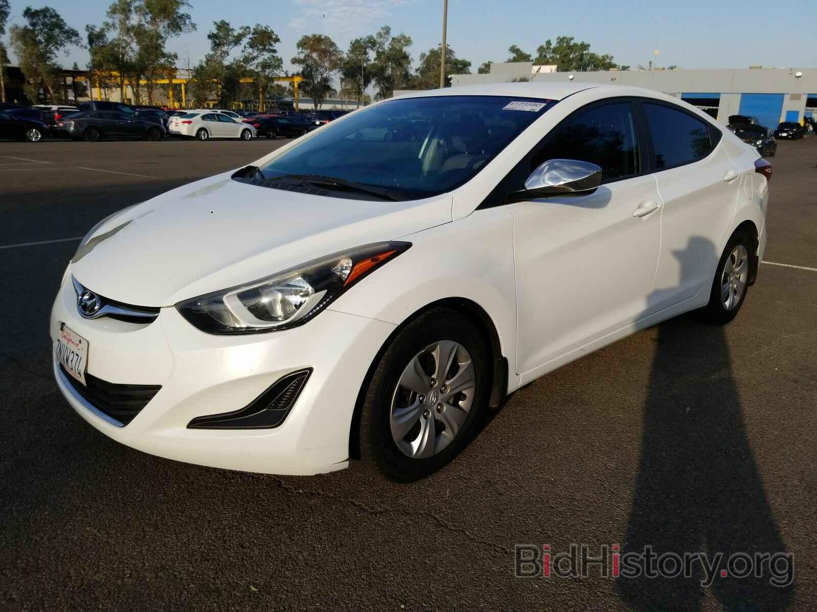 Photo 5NPDH4AE8GH720297 - Hyundai Elantra 2016