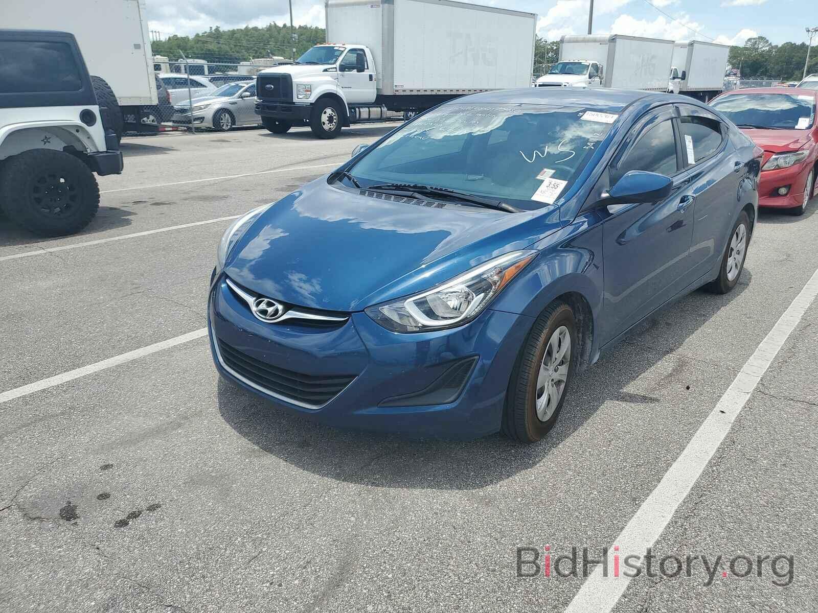 Photo KMHDH4AE4GU570450 - Hyundai Elantra 2016