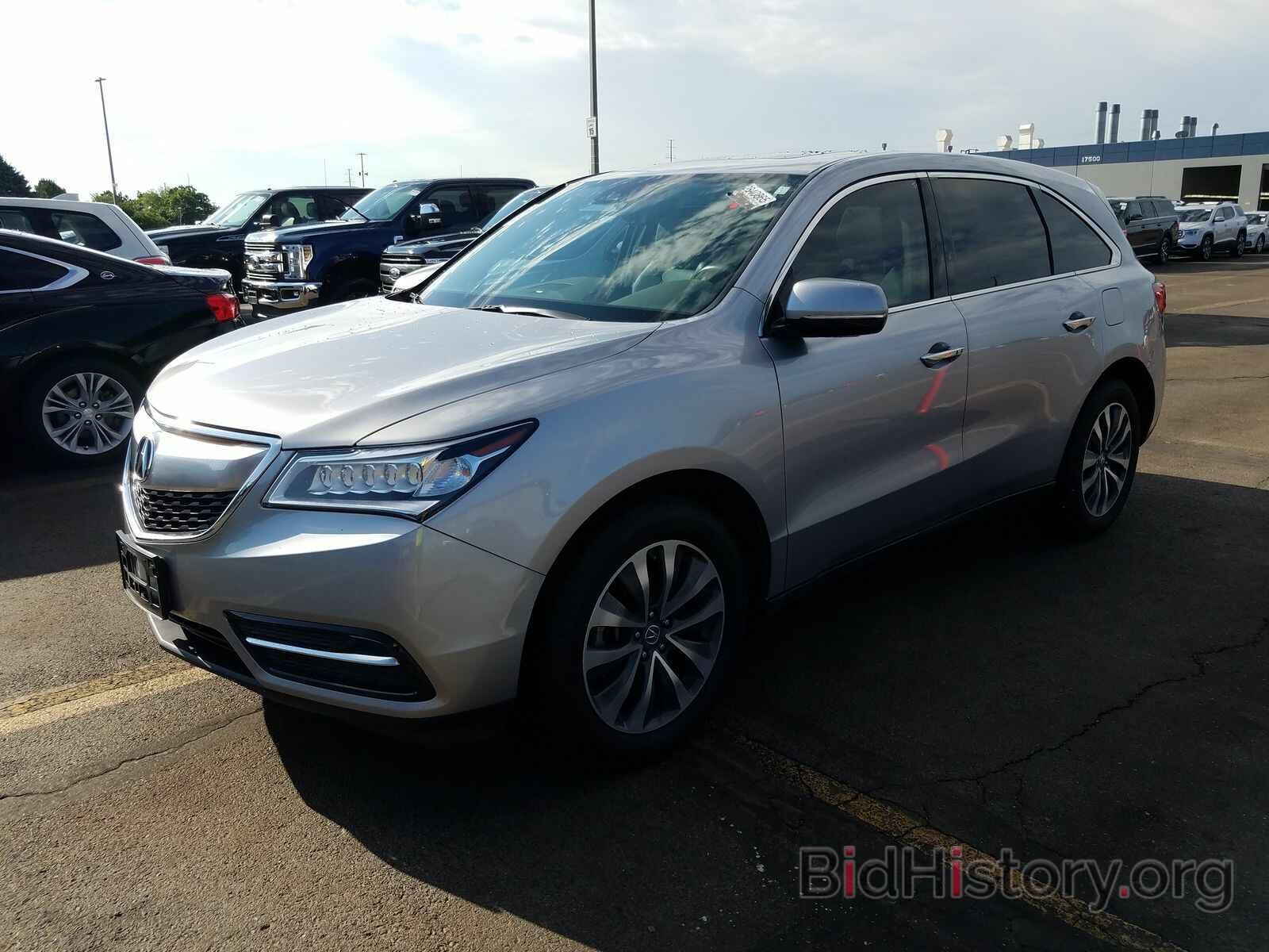 Фотография 5FRYD4H46GB029678 - Acura MDX 2016