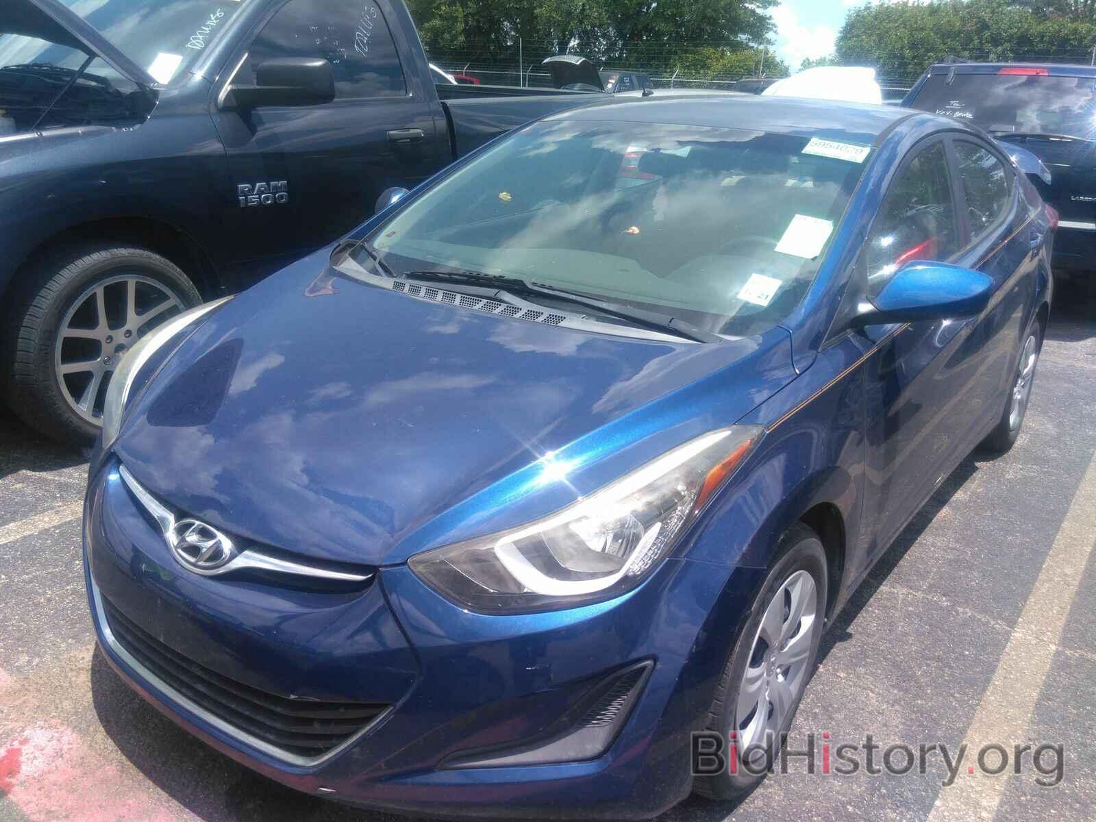 Photo 5NPDH4AE4GH712519 - Hyundai Elantra 2016