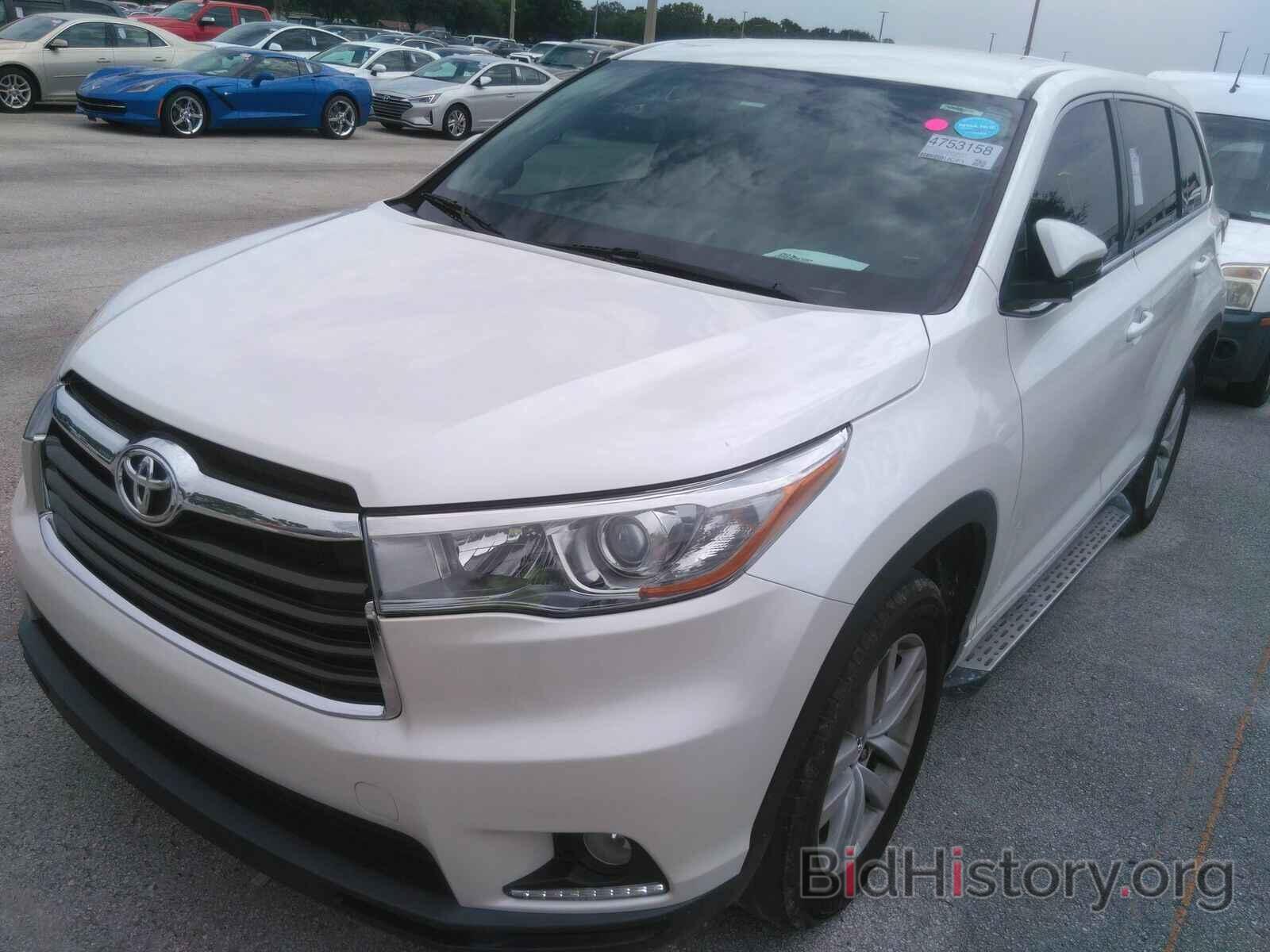 Photo 5TDZARFH9GS021412 - Toyota Highlander 2016