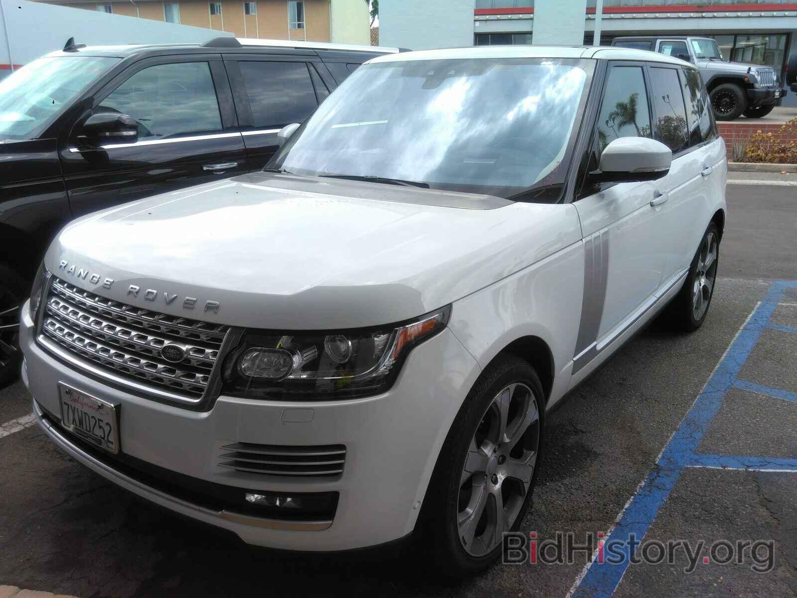 Фотография SALGV2FE5HA324722 - Land Rover Range Rover 2017