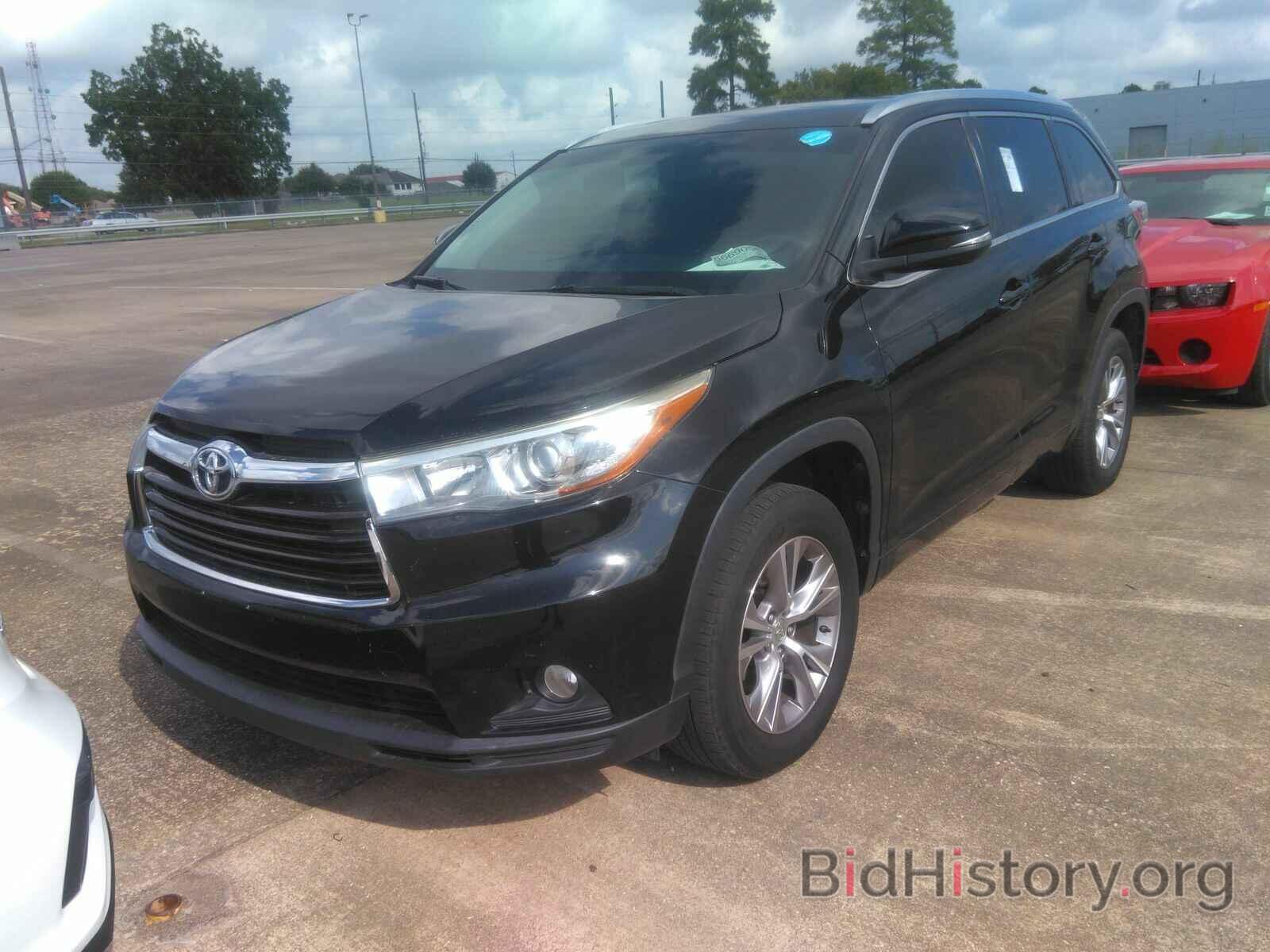 Photo 5TDKKRFH5FS095908 - Toyota Highlander 2015