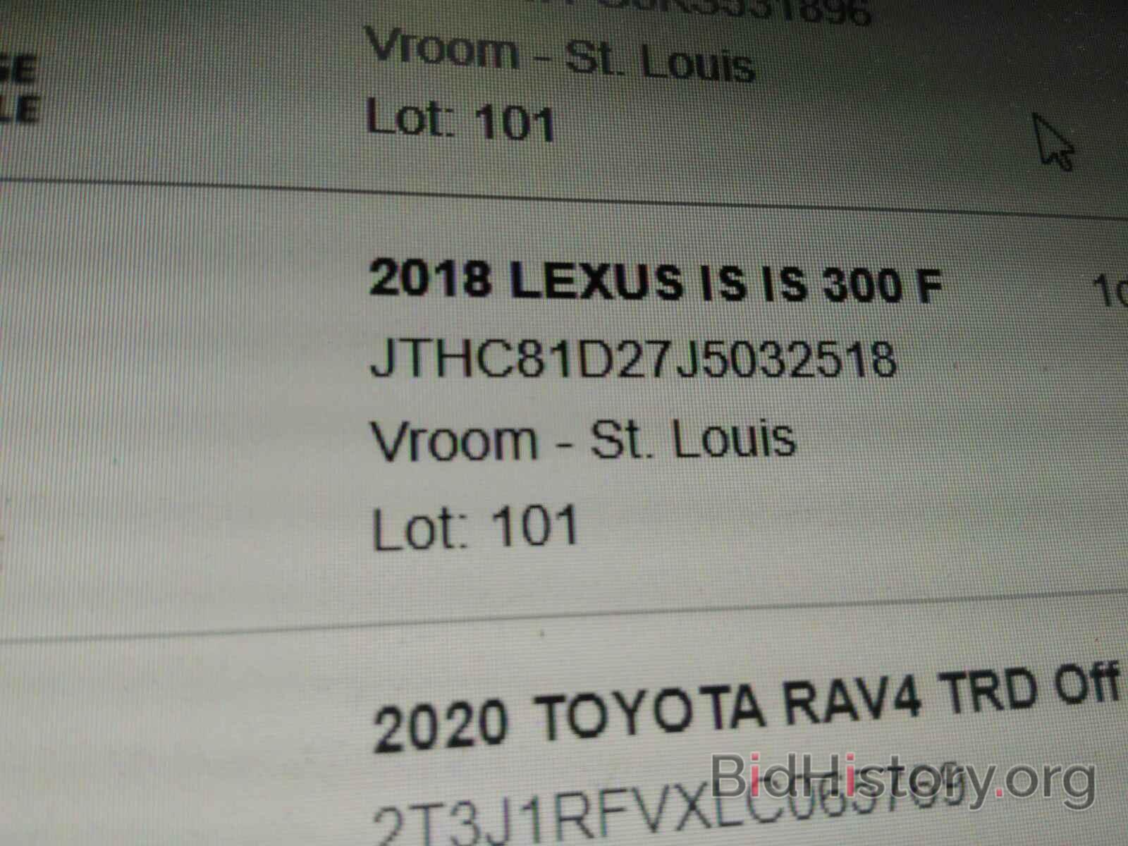 Фотография JTHC81D27J5032518 - Lexus IS IS 2018