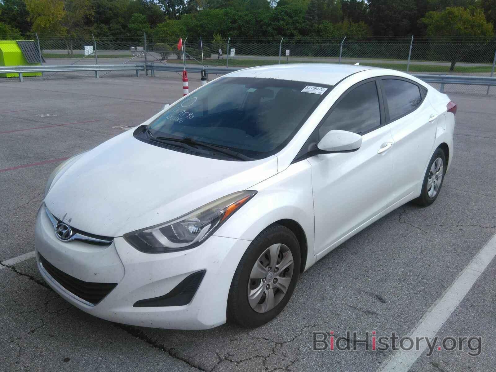 Photo 5NPDH4AE8GH679590 - Hyundai Elantra 2016