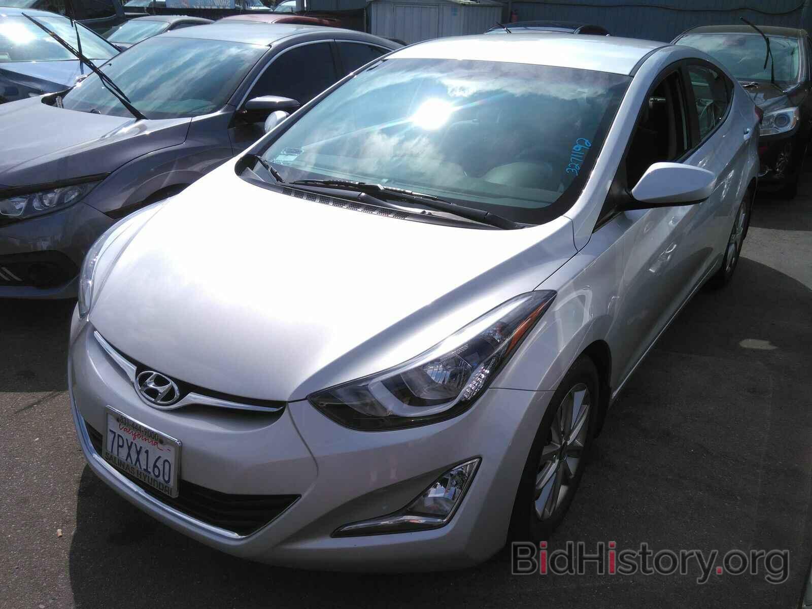 Photo 5NPDH4AE0GH706362 - Hyundai Elantra 2016