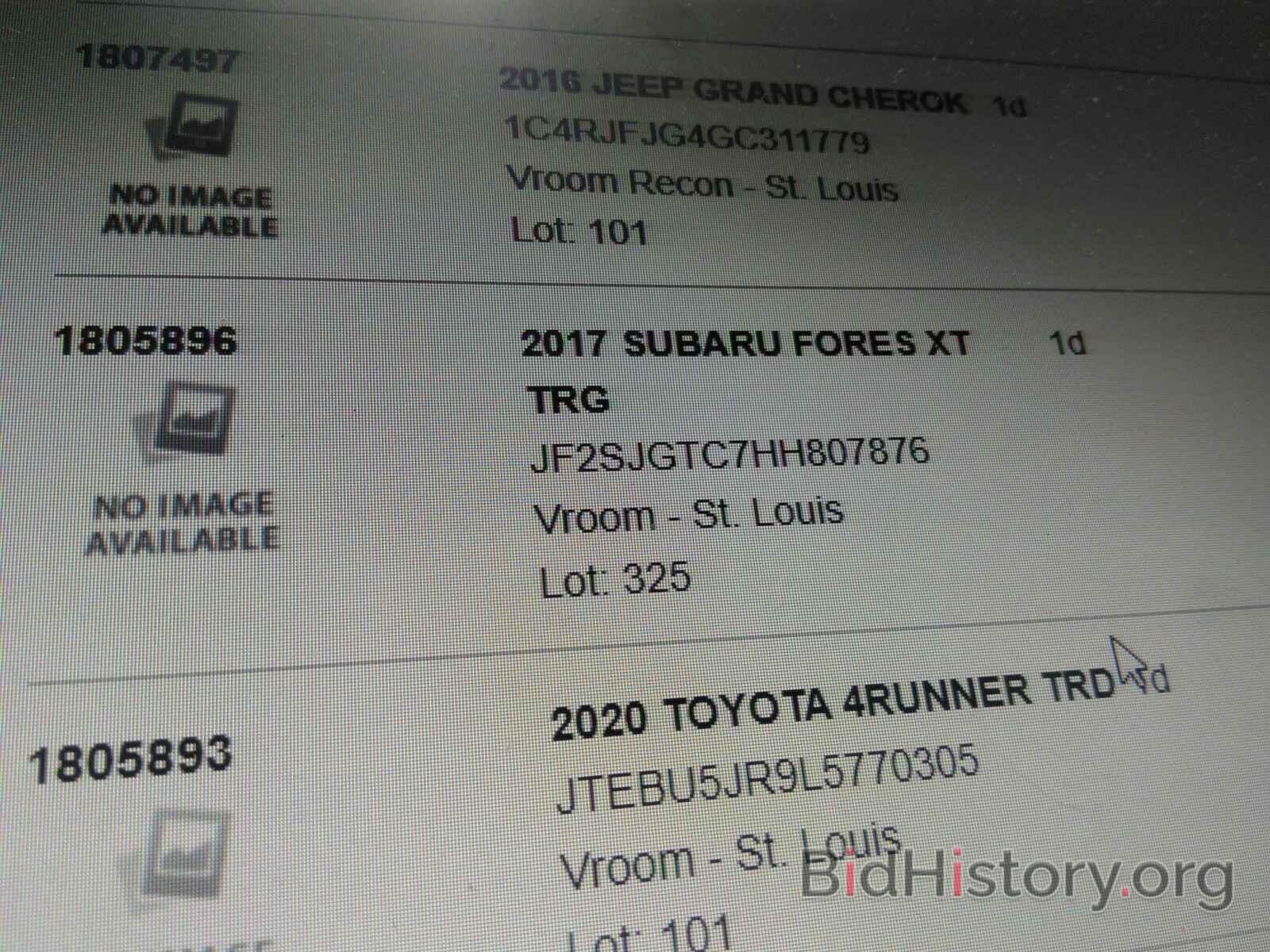 Фотография JF2SJGTC7HH807876 - Subaru Forester 2017