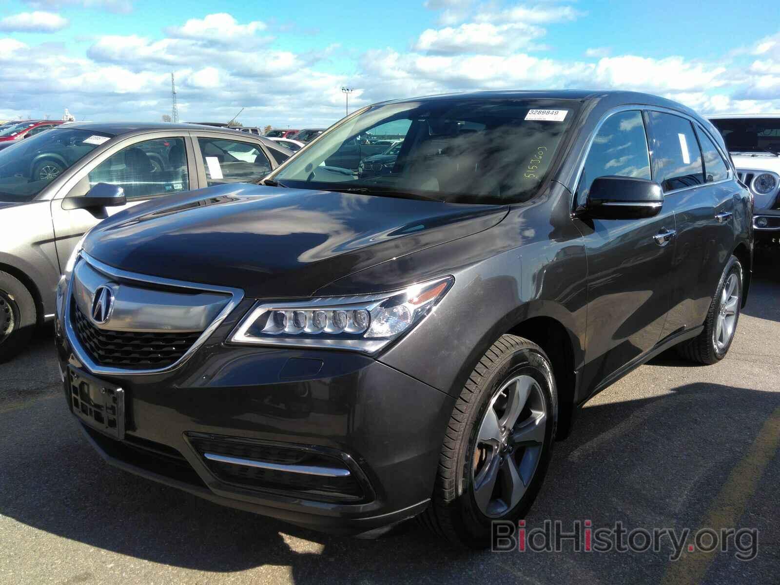 Фотография 5FRYD4H27GB505676 - Acura MDX 2016