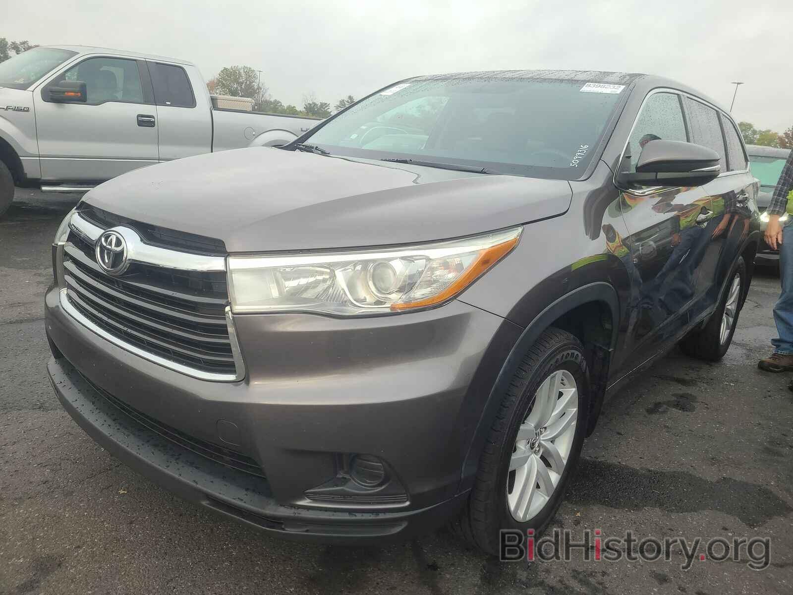 Photo 5TDBKRFH5GS249762 - Toyota Highlander 2016